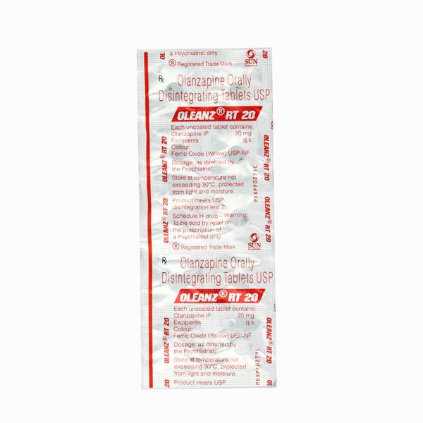Netmeds | Oleanz RT 20mg Tablet 10'S