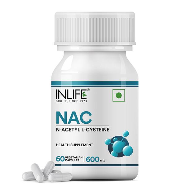 Netmeds | Inlife Nac N Acetyl L Cysteine Veg Capsules 60's