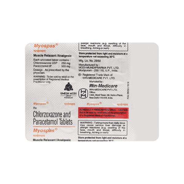 Netmeds | MYOSPAS Tablet 10's