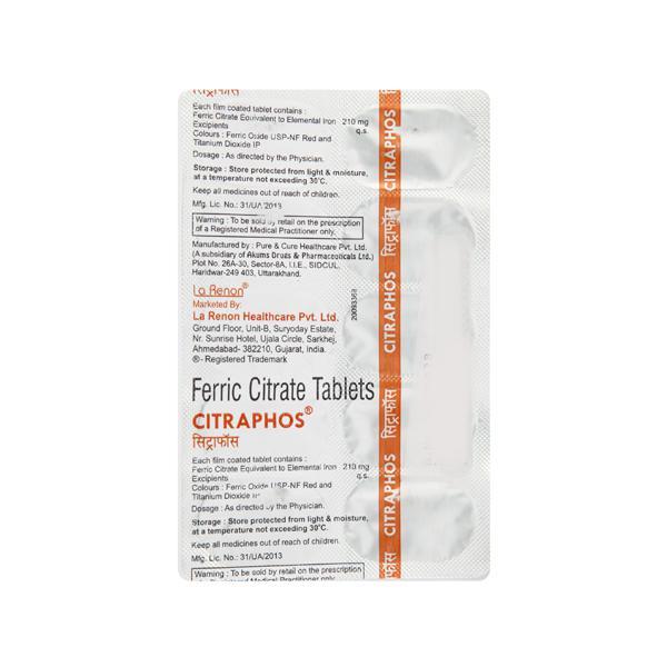 Netmeds | Citraphos Tablet 10'S