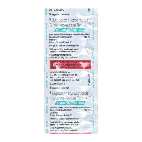 Netmeds | Bupron SR 150 Tablet 10'S