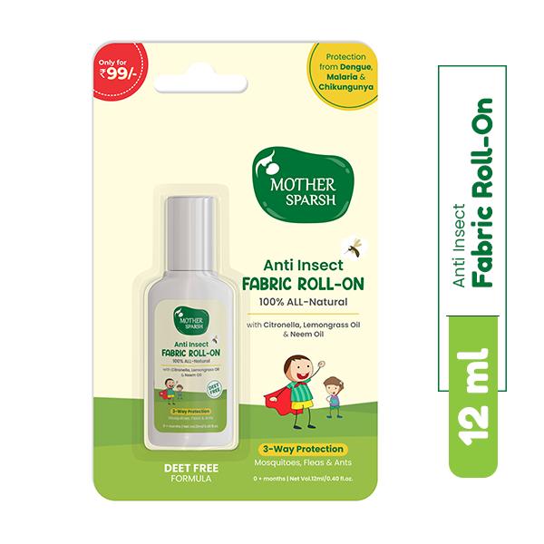 Netmeds | Mother Sparsh Anti Insect Fabric Roll-On 12 ml