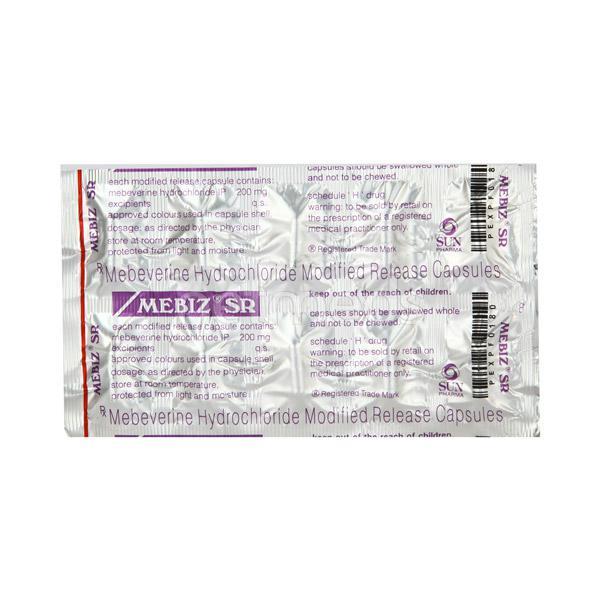Netmeds | Mebiz SR 200mg Capsule 10'S