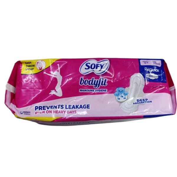 Netmeds | Sofy Bodyfit Deep Absorption Regular Pads 18's