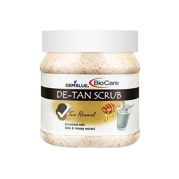 Netmeds | Gemblue Biocare Face Scrub - Facial De-tan 500 ml