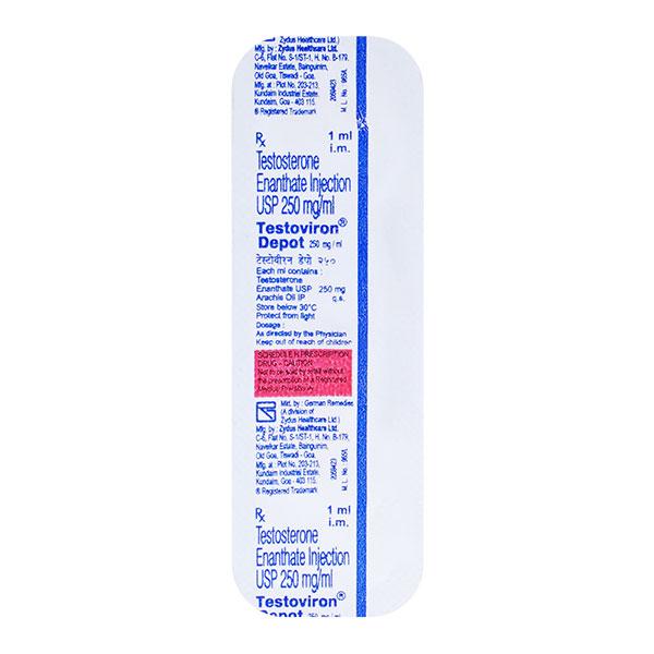 Netmeds | Testoviron Depot 250 Injection 1ml