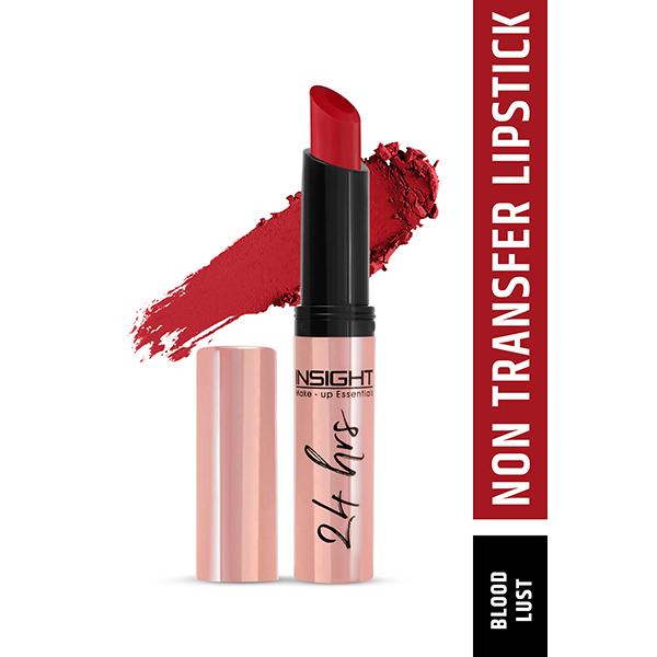 Netmeds | INSIGHT COSMETICS 24 HRS NON TRANSFER MATTE LIPSTICK (LL-03)-BLOOD LUST (15) 3 gm