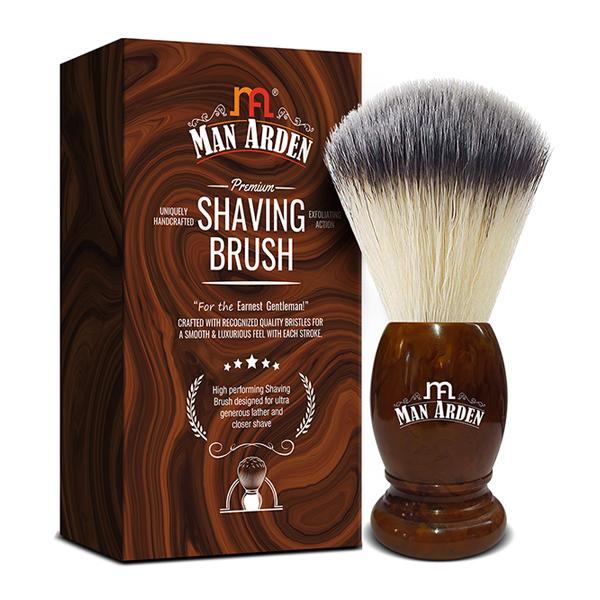Netmeds | Man Arden Premium Shaving Brush - Uniquely Handcrafted, Exfoliating Action 1's