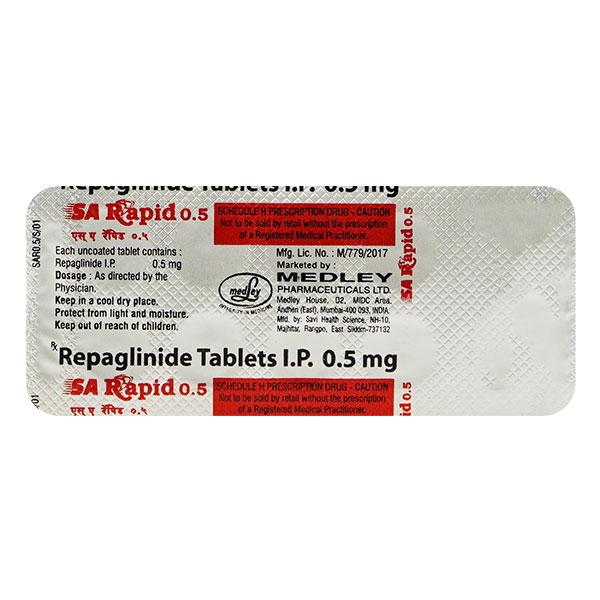Netmeds | SA Rapid 0.5mg Tablet 10'S