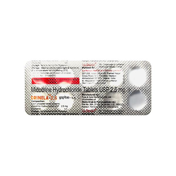 Netmeds | DRINELA 2.5 Tablet 10's