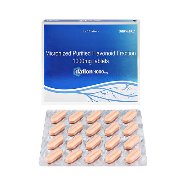 Netmeds | DAFLON 1000mg Tablet 20's