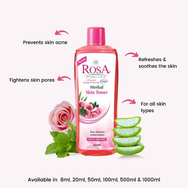 Netmeds | Rosa Herbal Skin Toner 500 ml