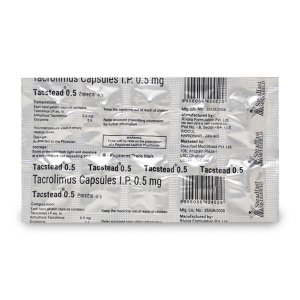 Netmeds | Tacstead 0.5mg Capsule 10'S