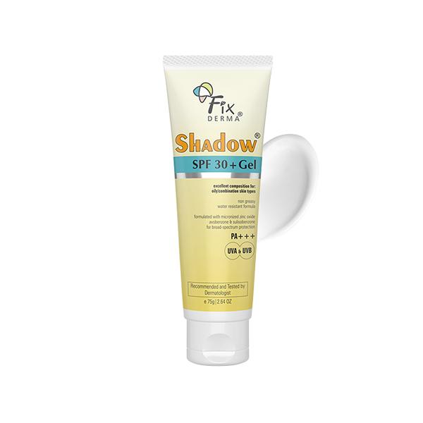Netmeds | Fixderma Shadow SPF 30+ Gel 75 gm