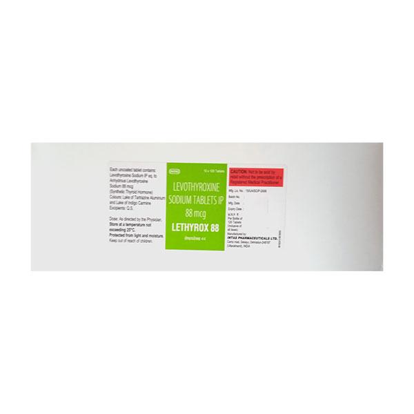 Netmeds | LETHYROX 88 Tablet 120's