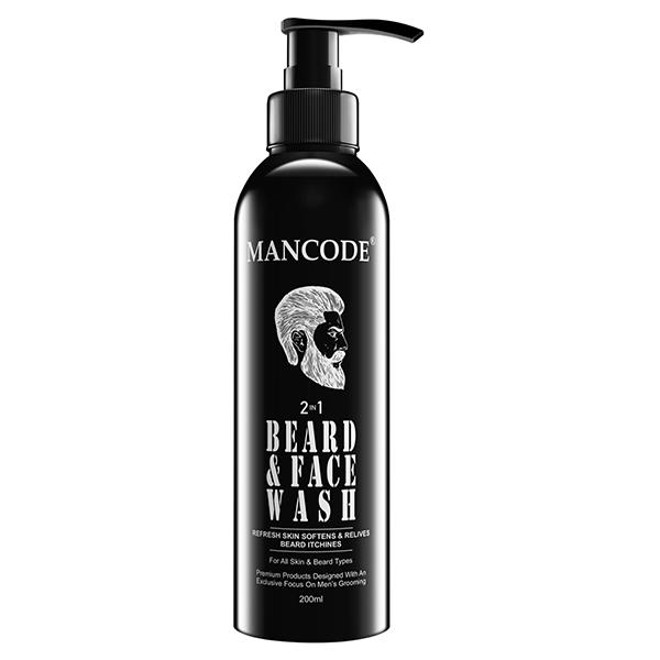 Netmeds | MANCODE 2 in 1 Beard & Face Wash 200 ml