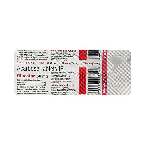 Netmeds | GLUCOTAG 50 MG Tablet 10's