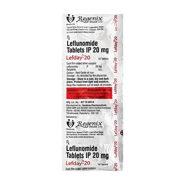 Netmeds | LEFDAY 20 Tablet 10's