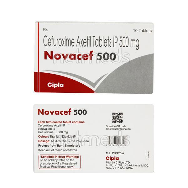 Netmeds | Novacef 500mg Tablet 10'S