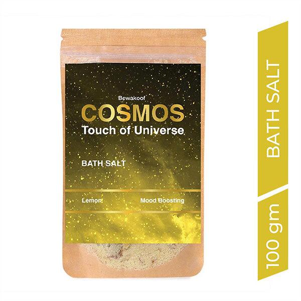 Netmeds | Cosmos by Bewakoof Mood-boosting Bath Salt Powered By Lemon 100 gm