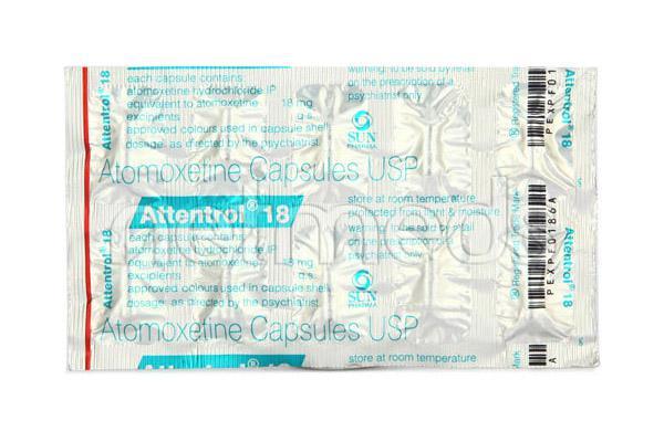 Netmeds | Attentrol 18mg Capsule 10'S