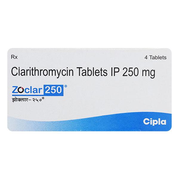 Netmeds | ZOCLAR 250mg Tablet 4's (se)