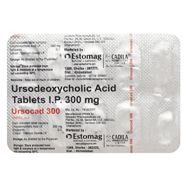 Netmeds | Ursocad 300mg Tablet 10'S