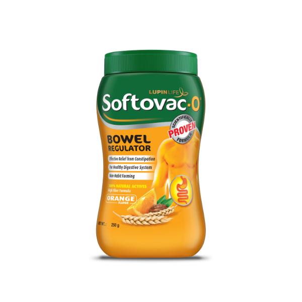 Netmeds | Softovac O Bowel Regulator Powder - Orange Flavour 250 g