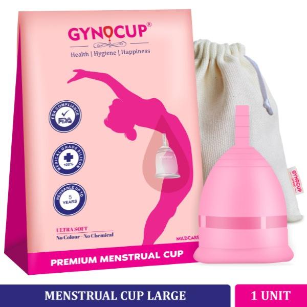 Netmeds | GynoCup Reusable Menstrual Cup - Ultra Soft (Large)
