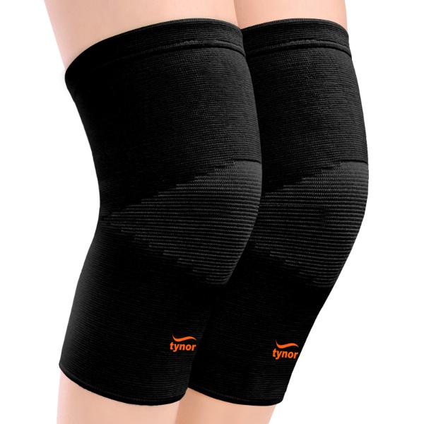 Netmeds | Tynor Knee Cap Air (L) - Black & Orange