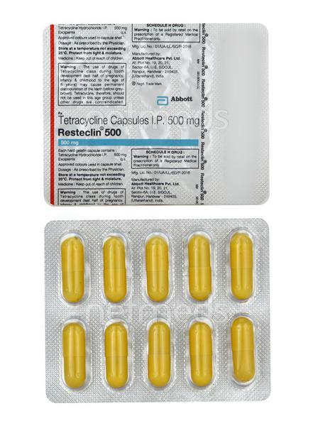 Netmeds | Resteclin 500mg Capsule 10'S