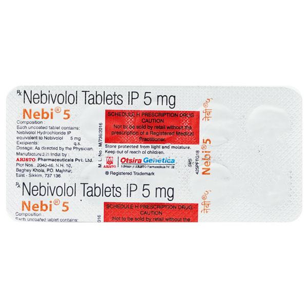 Netmeds | Nebi 5mg Tablet 10'S