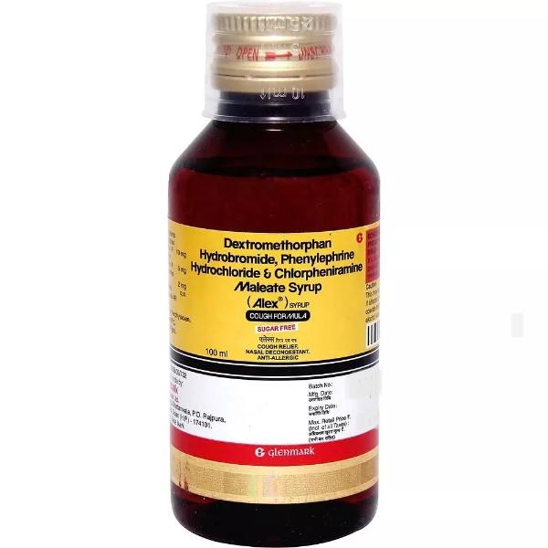Netmeds | Alex Cough Formula Sugar Free Syrup 100ml
