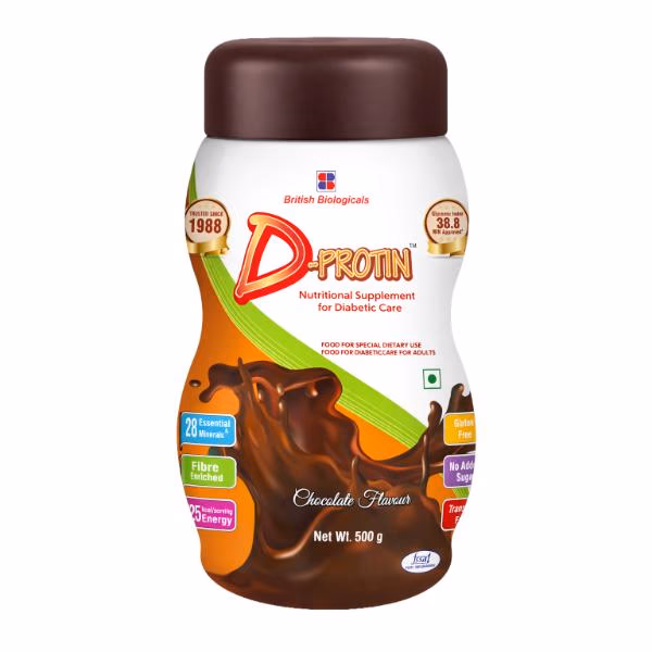 Netmeds | D Protin Chocolate Powder 500 gm