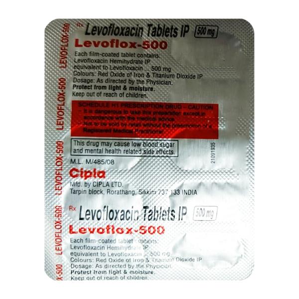 Netmeds | Levoflox 500mg Tablet 10'S