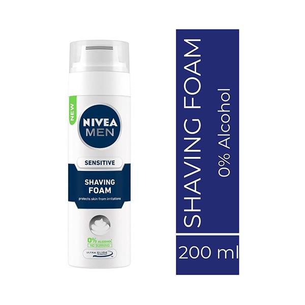 Netmeds | NIVEA SHAVING FOAM SENSITIVE 250 ml