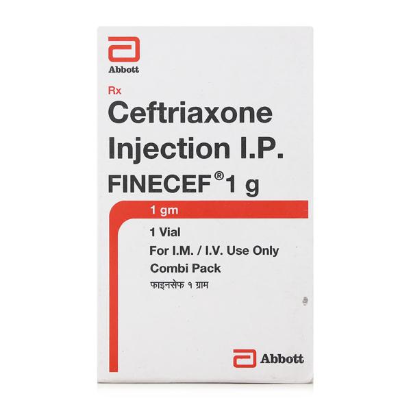 Netmeds | Finecef 1gm Injection 1's