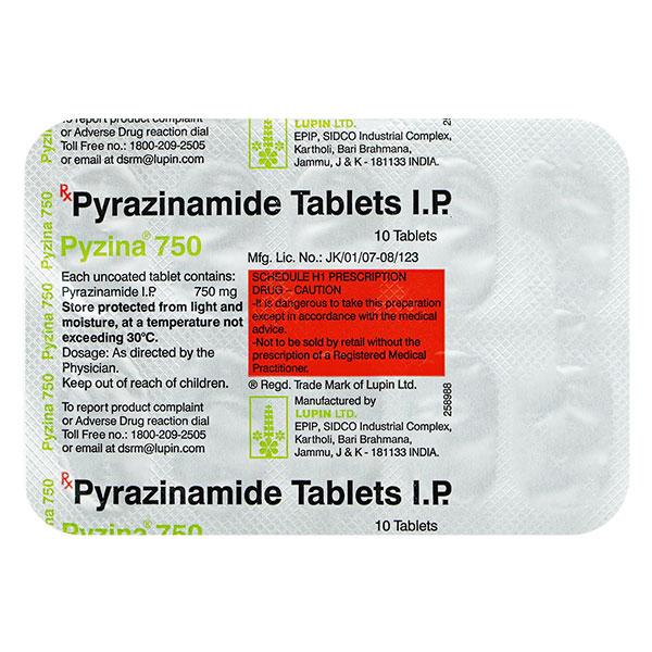 Netmeds | PYZINA 750MG TABLET 10'S