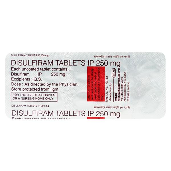 Netmeds | Disulfiram 250mg Tablet 10'S