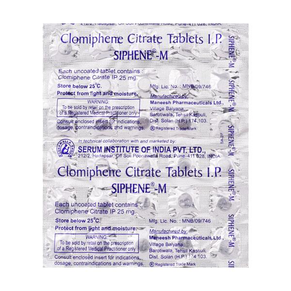 Netmeds | Siphene M 25mg Tablet 30'S