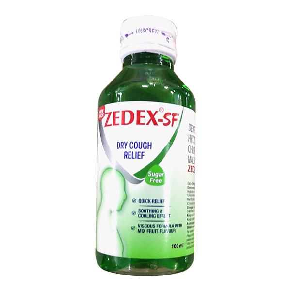 Netmeds | Zedex SF Sugar Free Cough Syrup 100ml