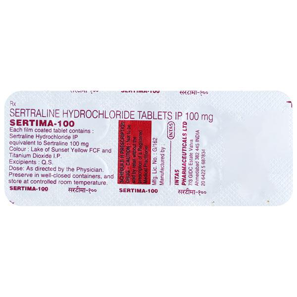 Netmeds | Sertima 100mg Tablet 10'S