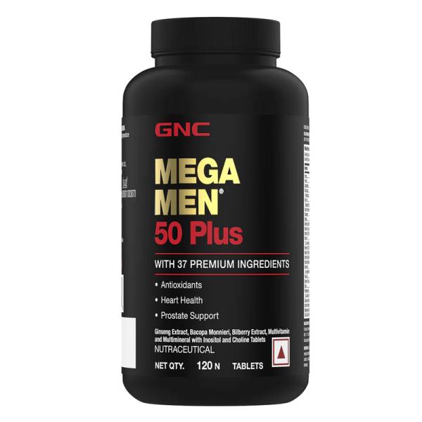Netmeds | GNC Mega Men 50 Plus Tablet 120's