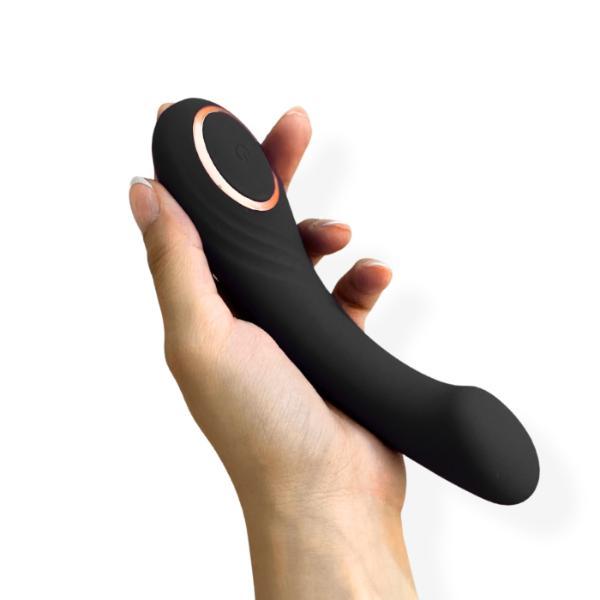 Netmeds | Libertee Premium Curved Rechargeable Massager 12 Modes Noir 1's
