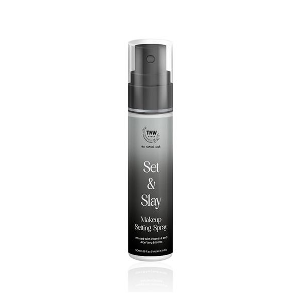 Netmeds | Tnw The Natural Wash Set and Slay Makeup Setting Spray, Locks Makeup 50 ml