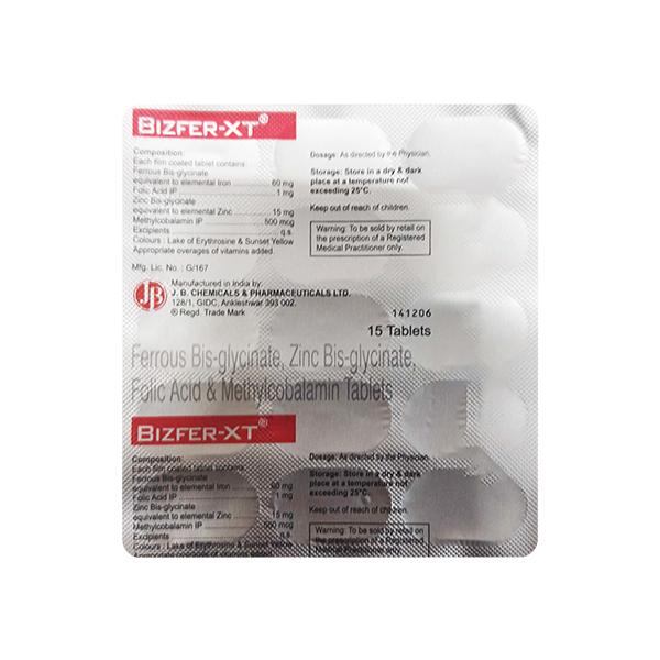 Netmeds | BIZFER XT Tablet 15's