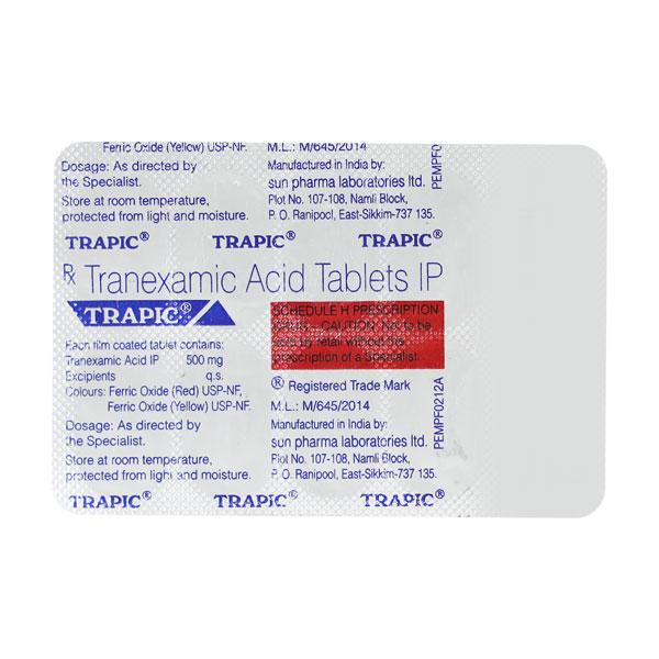 Netmeds | Trapic 500mg Tablet 10'S