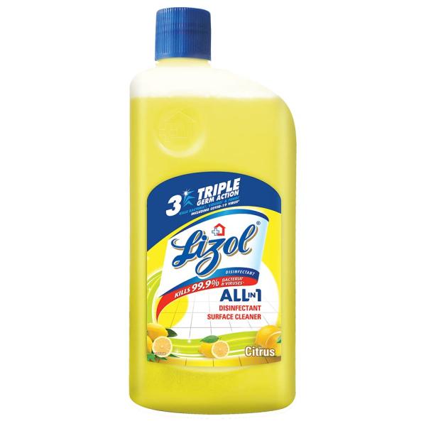 Netmeds | Lizol Disinfectant Surface & Floor Cleaner Liquid - Citrus 1 litre