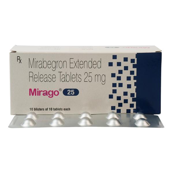 Netmeds | Mirago 25mg Tablet 10'S