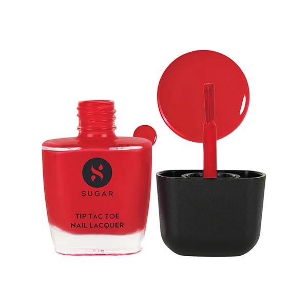 Netmeds | Sugar Cosmetics Tip Tac Toe Nail Lacquer Classic 24 - Chilli Charm 9 ml